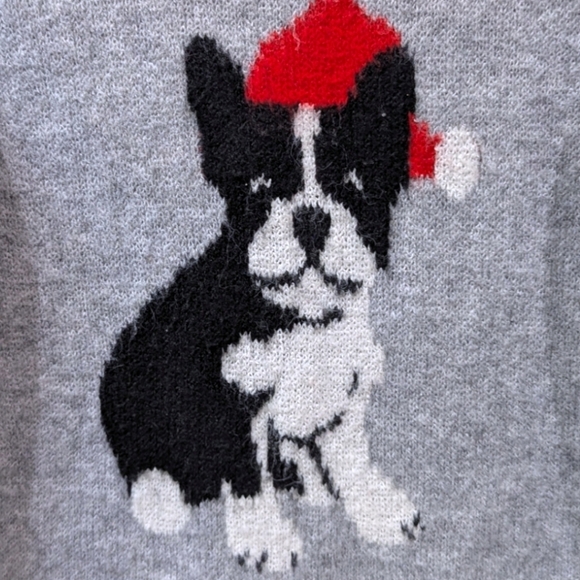 cupcakes & cashmere Sweaters - Cupcakes & Cashmere Christmas French Bulldog Holiday Sweater (XS)